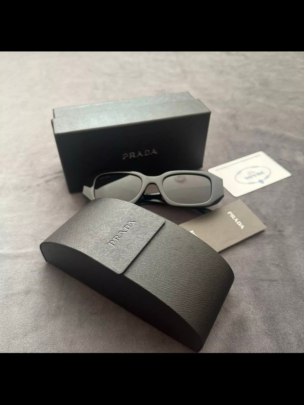 Black Women's Square Sunglasses - Picture 3 of 3